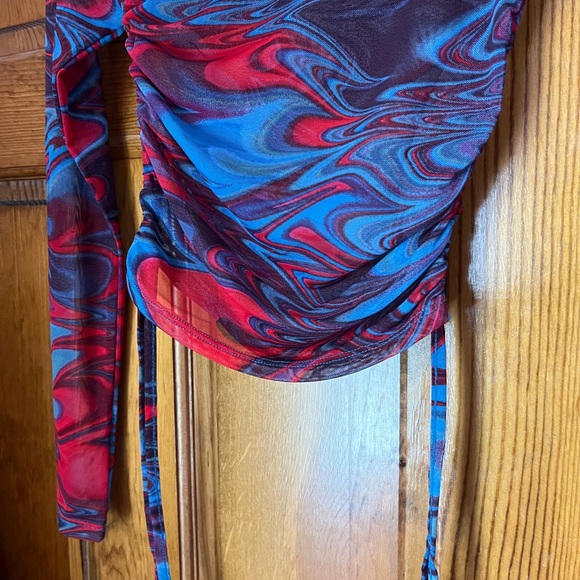 Forever 21 Sheer Long Sleeve Top - Picture 4 of 6